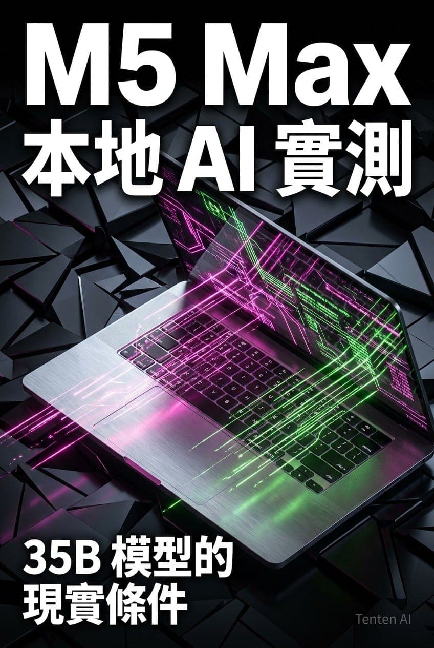 實測 M5 Max 跑 35B AI 模型!Ollama 加上 MLX 效能竟然飆到這種地步?